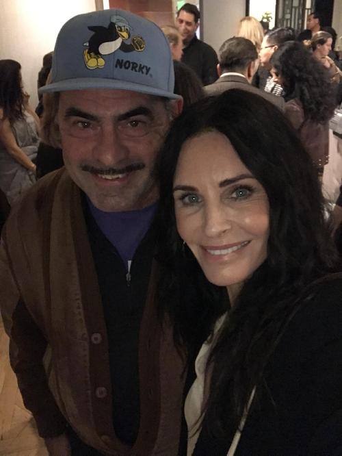 Courteney Cox, Steve Allgeier creator of Norky the Peneagle and Makenzie Lee Foster THIS IS US